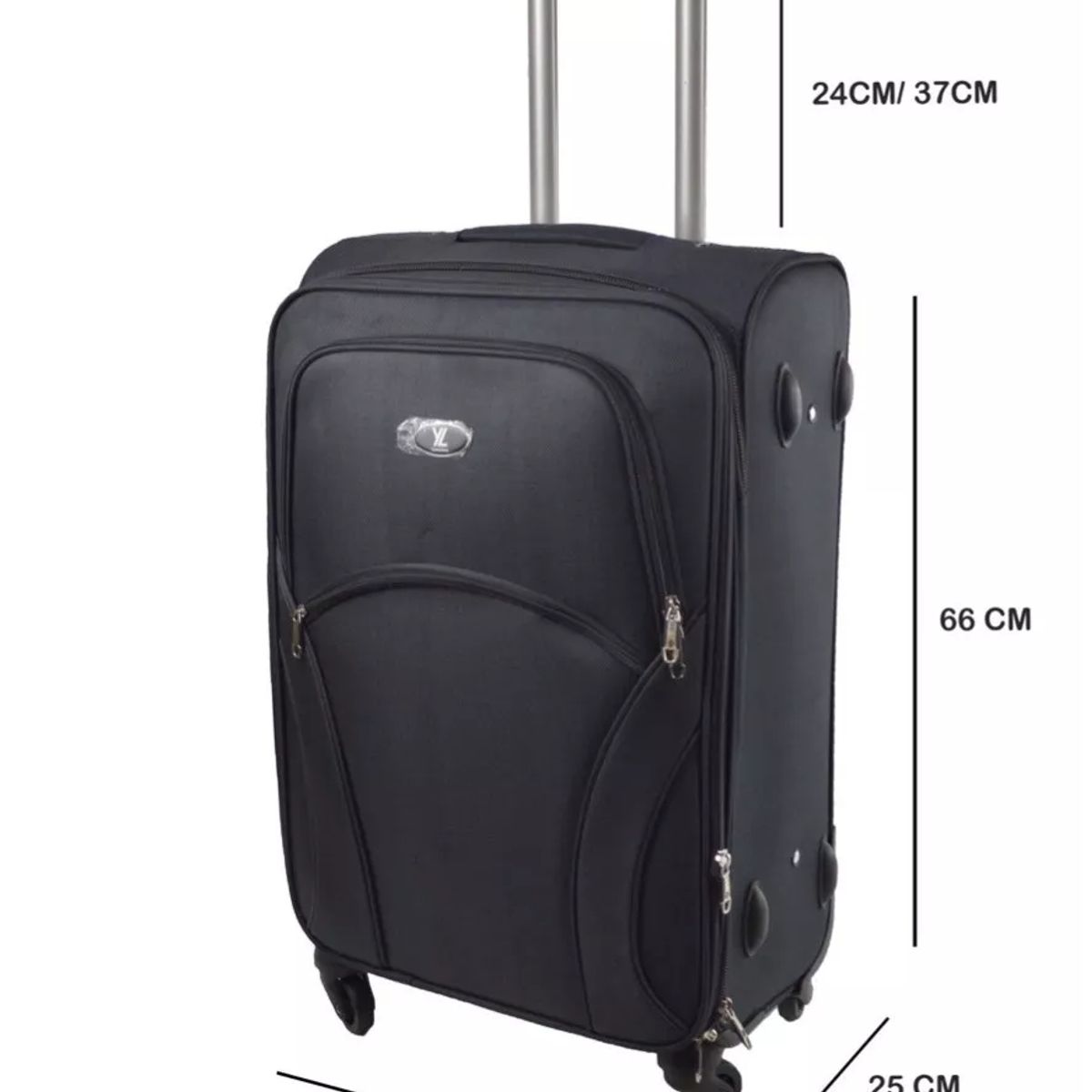 GENERICO - Maleta De Viaje Equipaje Mediana Talla M 18kg Tela Resistent