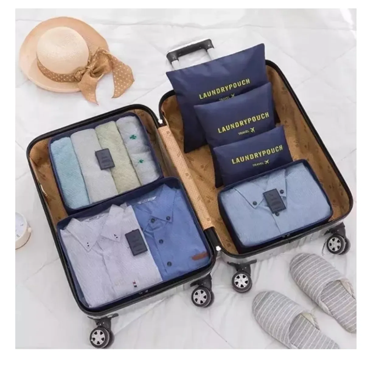 GENERICO - Organizador Set De 6 Bolsa De Almacenamiento Para Maletas