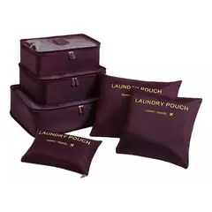 GENERICO - Organizador Set De 6 Bolsa De Almacenamiento Para Maletas