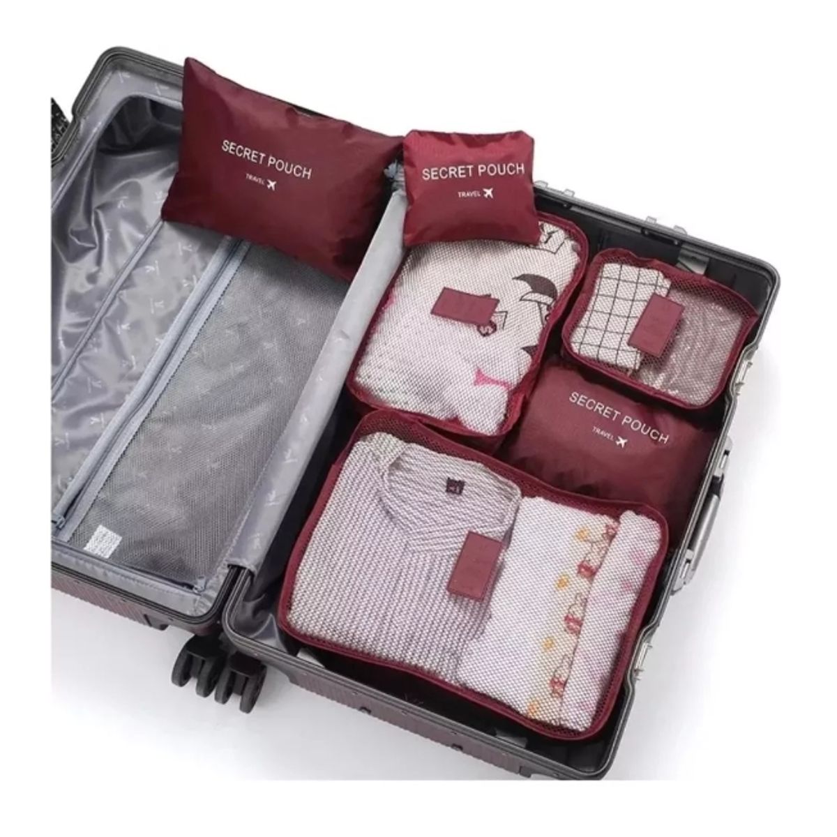 GENERICO - Organizador Set De 6 Bolsa De Almacenamiento Para Maletas