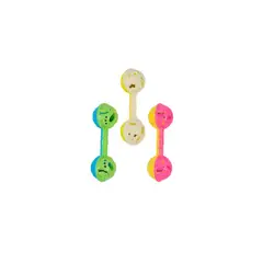 GENERICO - Sonajero Campana 2pcs Color Aleatorio 11cm