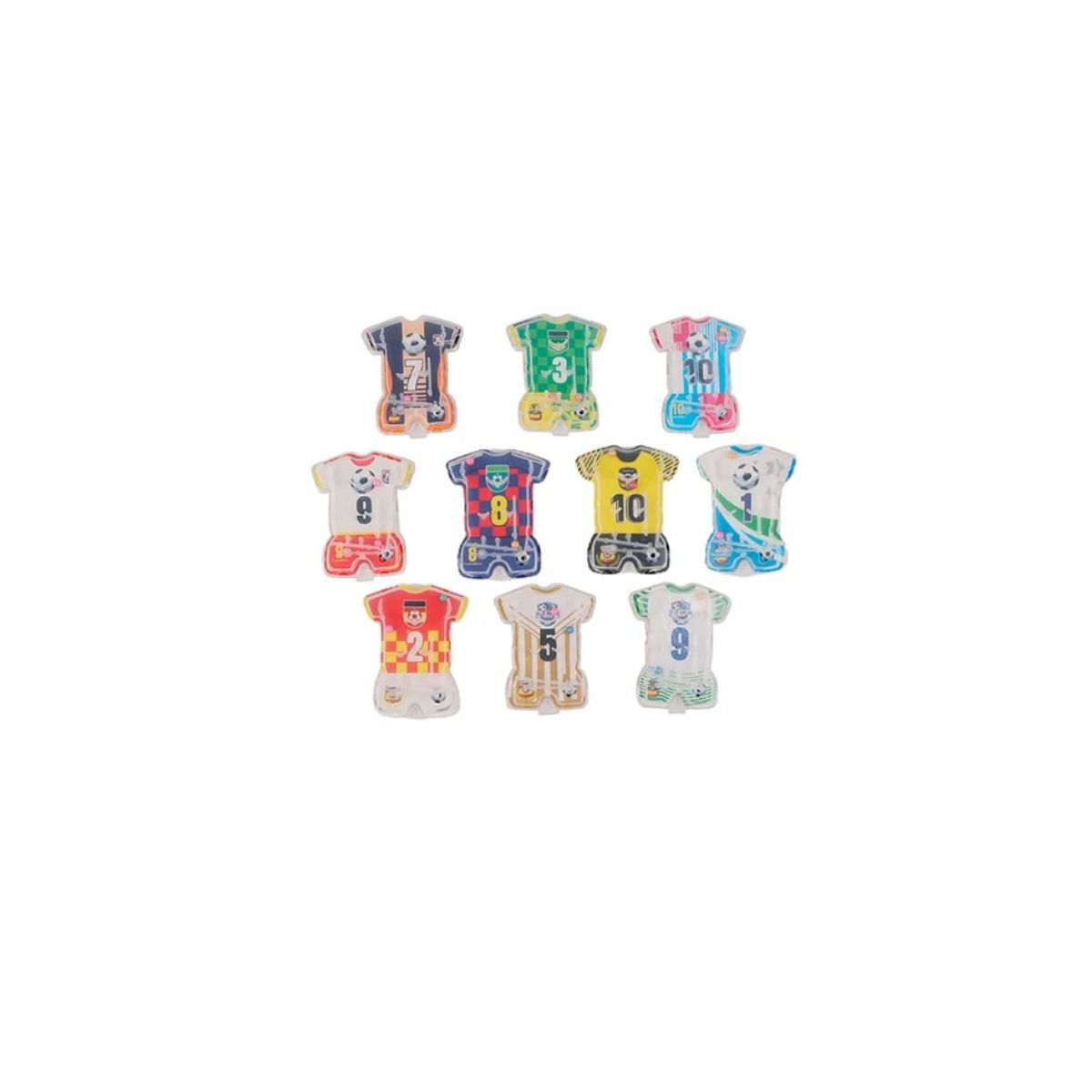 GENERICO - Juguete De Laberinto Camiseta De Futbol 5pcs 5x7cm