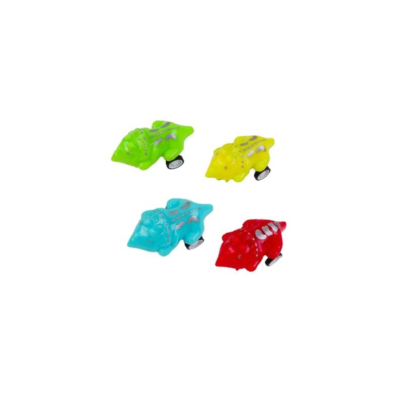 GENERICO - Juguete De Auto De Dinosaurio 4pcs 24mmx3cmx5cm