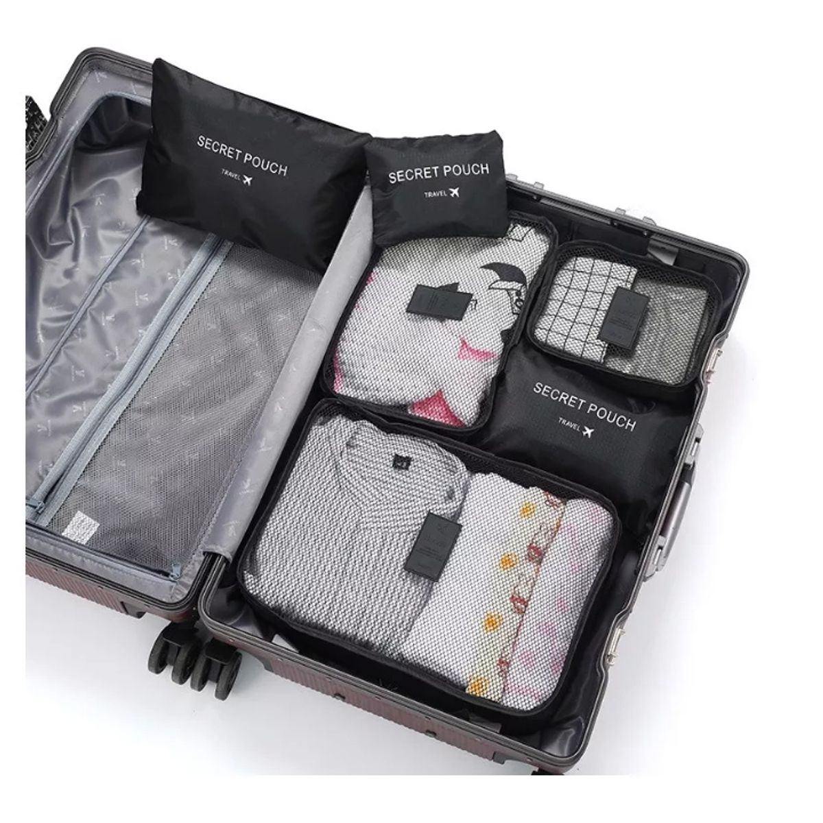 GENERICO - Organizador Set De 6 Bolsa De Almacenamiento Para Maletas