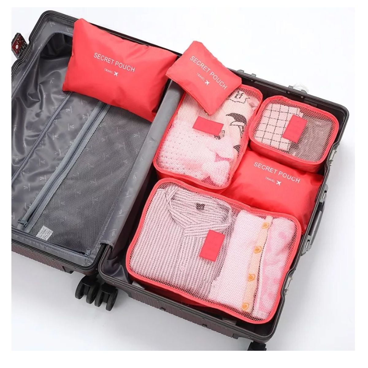 GENERICO - Organizador Set De 6 Bolsa De Almacenamiento Para Maletas