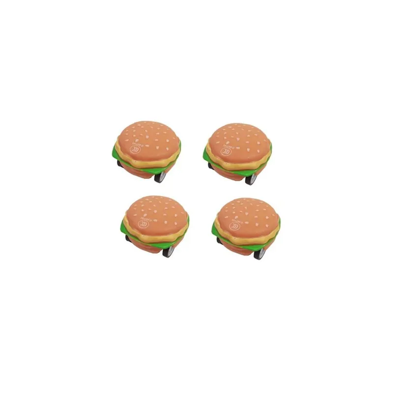 GENERICO - Auto Hamburguesa 4pcs 35mmx4cm