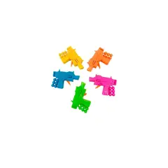 GENERICO - Juguete Pistola 6pcs 1x4x5cm
