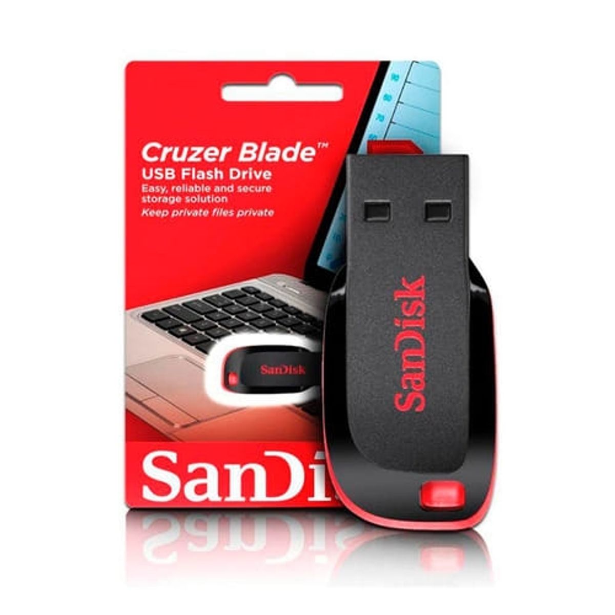 GENERICO - Memoria USB / Pendrive 16GB 2.0 SanDisk Cruzer Bade