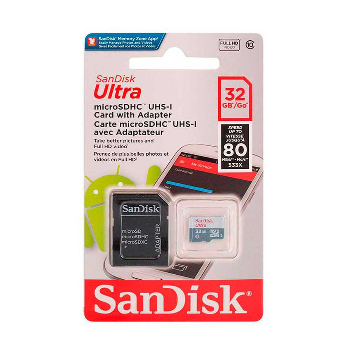 GENERICO - Memoria SanDisk Micro SDN 32GB