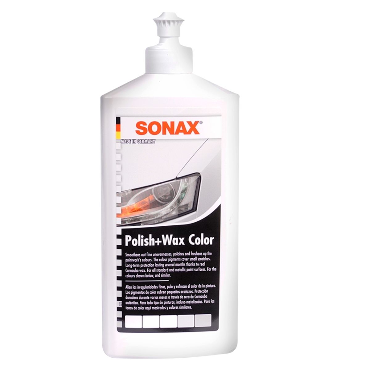 SONAX - Cera Abrillantadora Sonax Polish & Wax Color Negro 500 ml