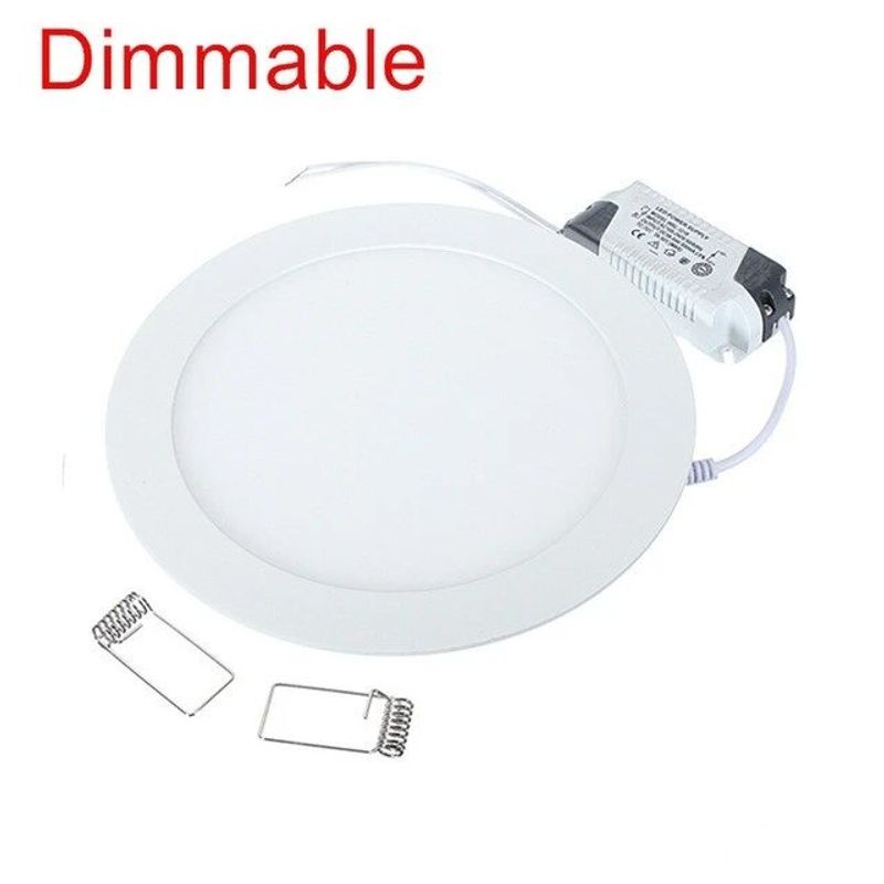 GENERICO - Foco Led Panel 18w Dimeable Embutido Luz Calida 3200k