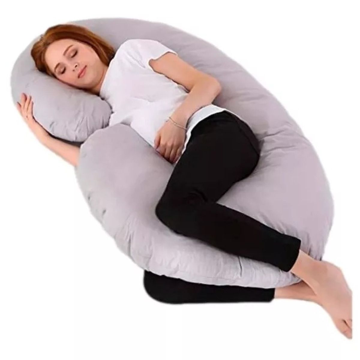 GENERICO - Cojín Almohada Maternal + Funda Extra Suave