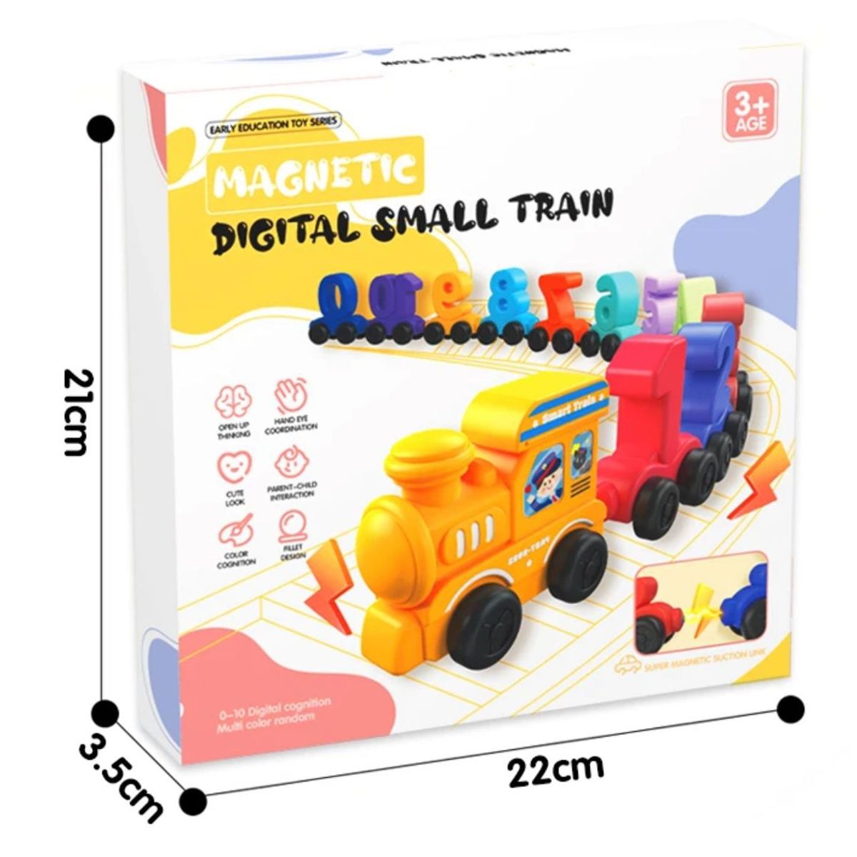 GENERICO - Juego De Tren De Números Magnéticos Juguetes Educativo