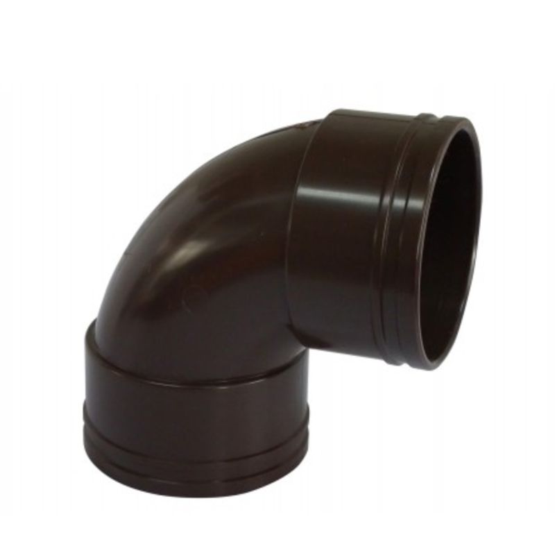 GENERICO - Codo Canaleta Hembra-hembra Marron 75mmx875g
