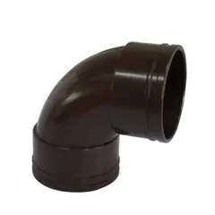 GENERICO - Codo Canaleta Hembra-hembra Marron 75mmx875g