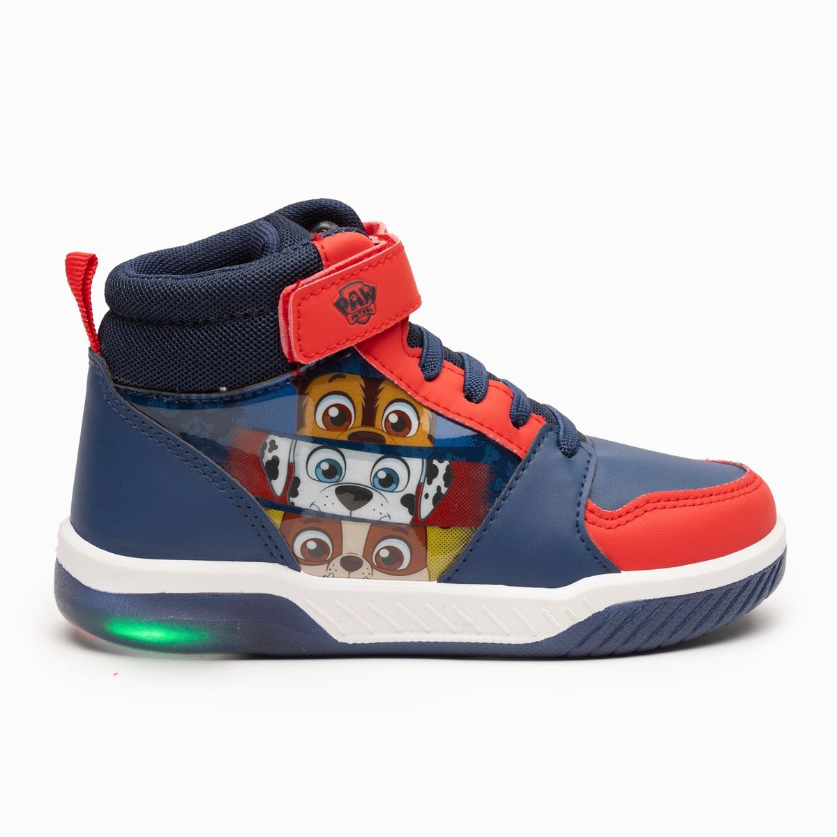 PAW PATROL - Zapatilla con Luces Niño Personajes Azul Paw Patrol