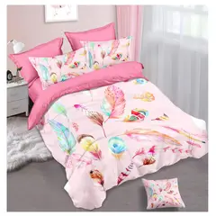 COMPRAPO - Cubrecama Quilt Infantil Juvenil Liviano 1.5 Pza Mod. Light Feathers