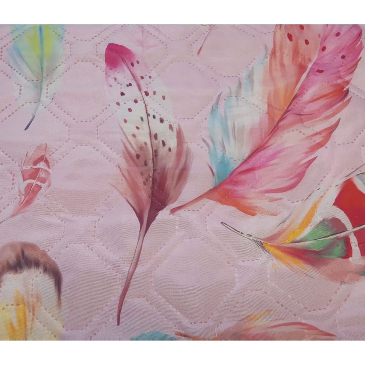 COMPRAPO - Cubrecama Quilt Infantil Juvenil Liviano 1.5 Pza Mod. Light Feathers