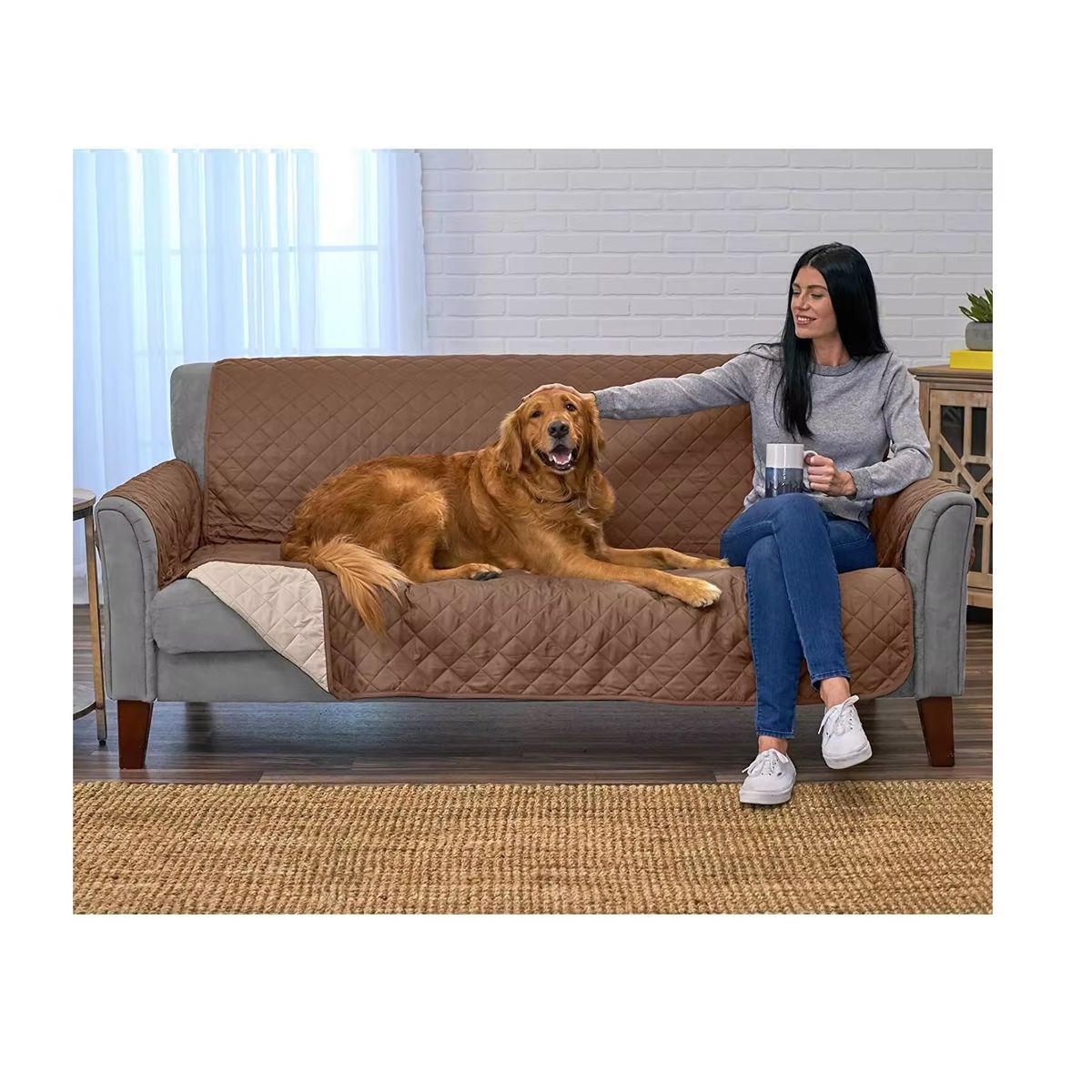 GENERICO - Funda Cobertor Protector Sofa  Sillon 3 Cuerpos