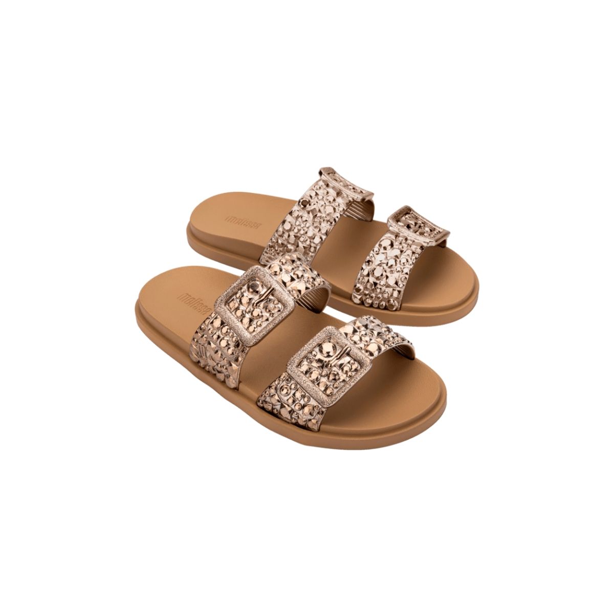 MELISSA - Sandalia Melissa Lust Slide BeigeBronze