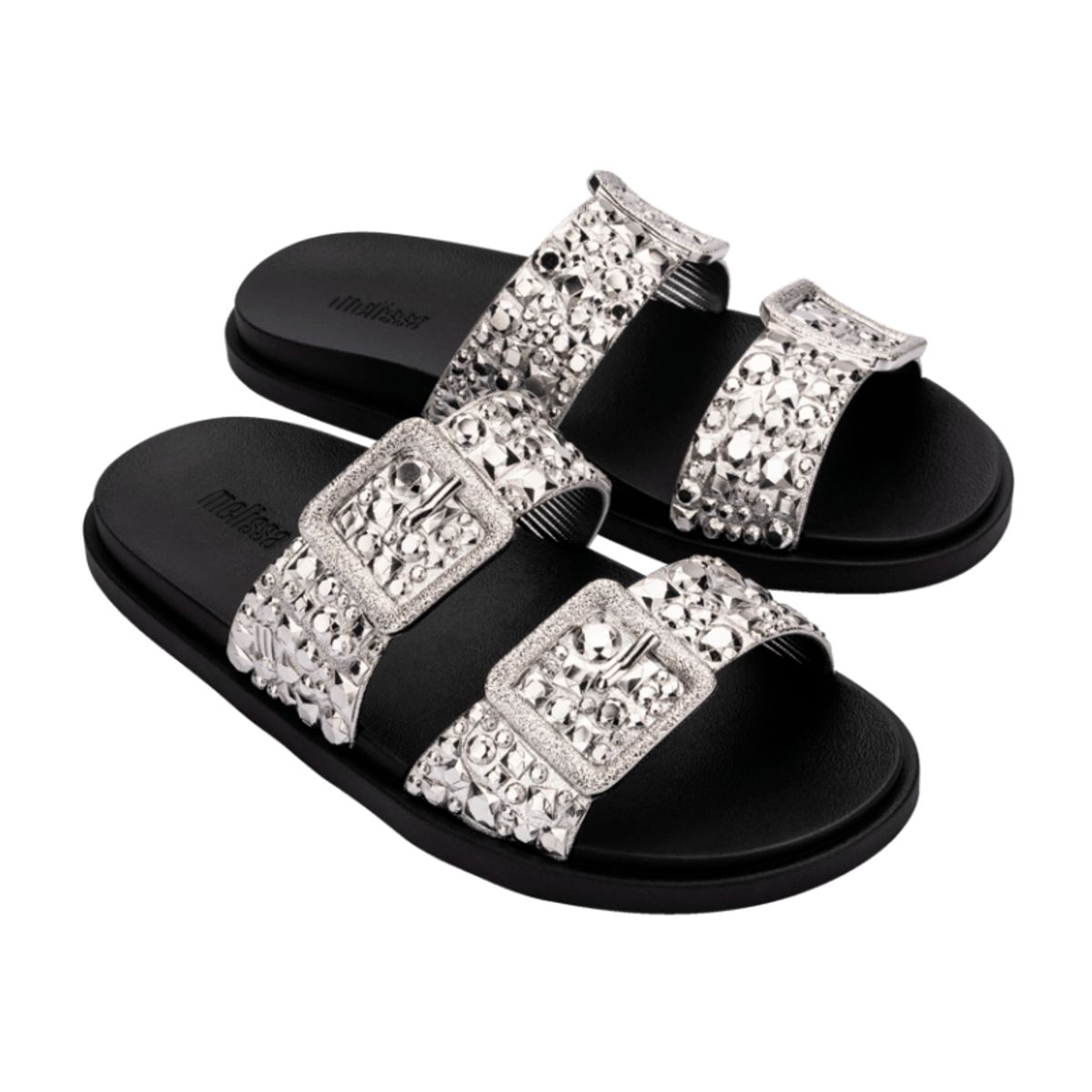 MELISSA - Sandalia Melissa Lust Slide Negro Onix