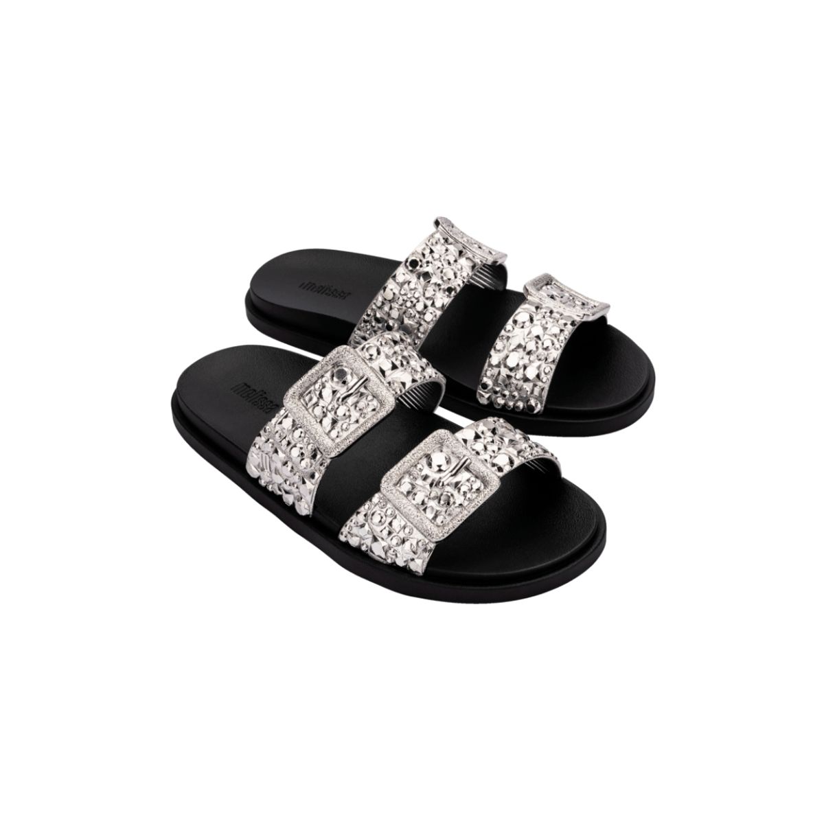 MELISSA - Sandalia Melissa Lust Slide Negro Onix