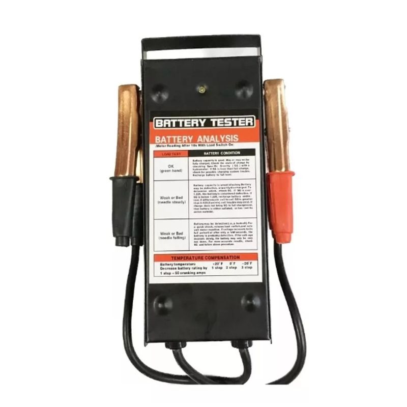 GENERICO - Tester Digital Medidor Probador De Carga Batería 125 A
