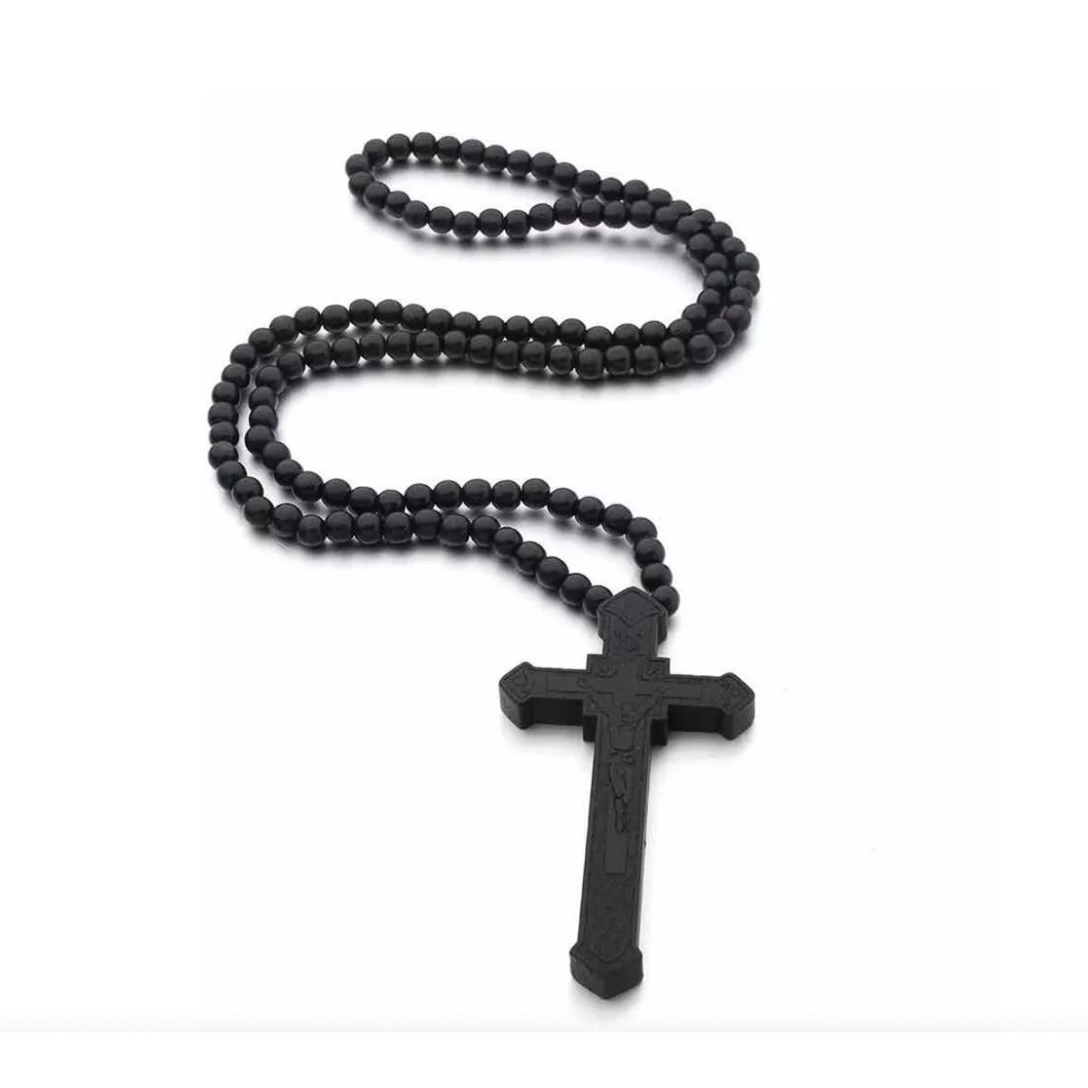 GENERICO - Gran Collar Con Cruz Colgante