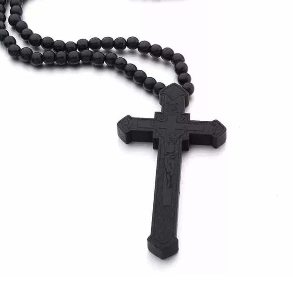 GENERICO - Gran Collar Con Cruz Colgante