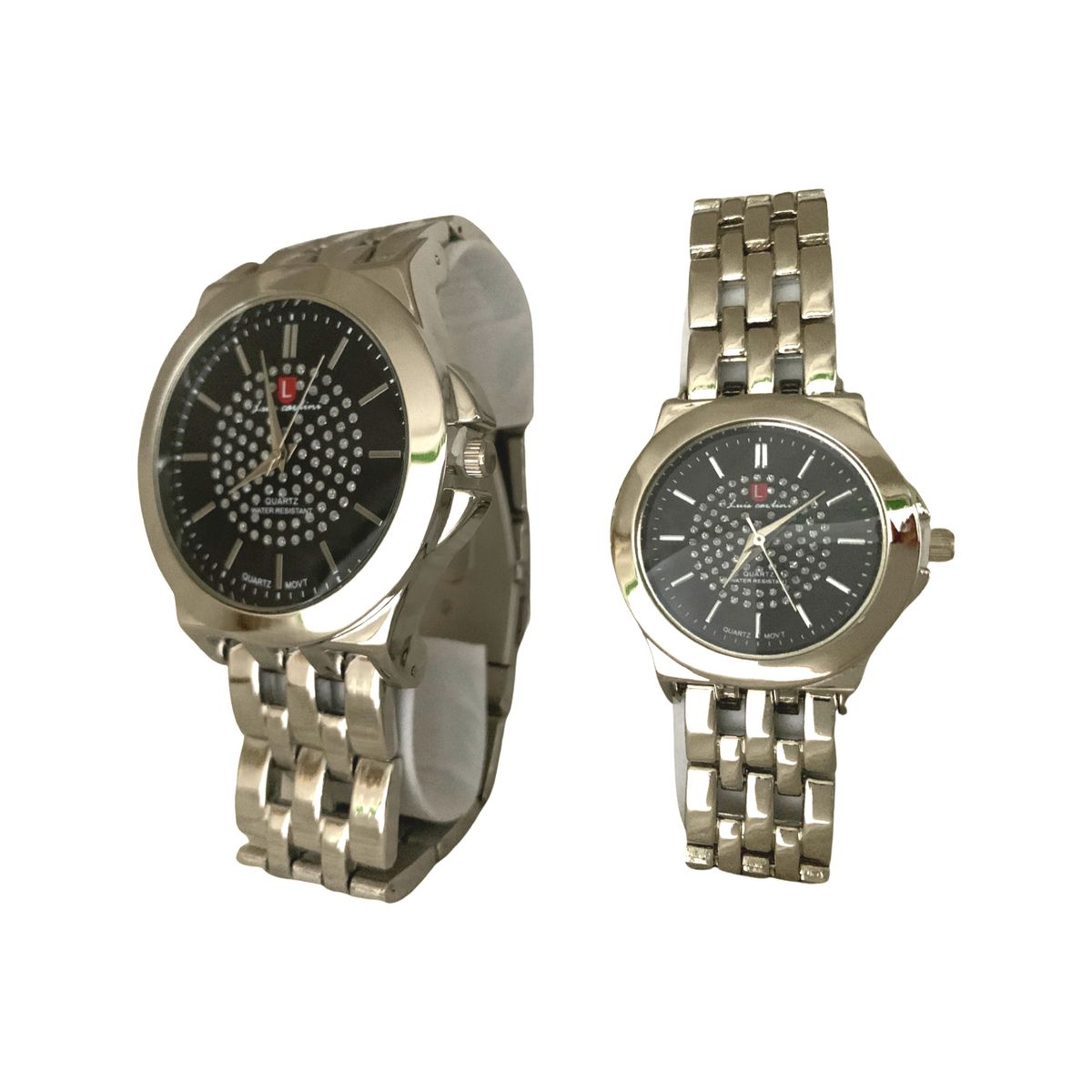 LUIS CARDINI - Set par de relojes Luis Cardini Mod 2276-PL-NE