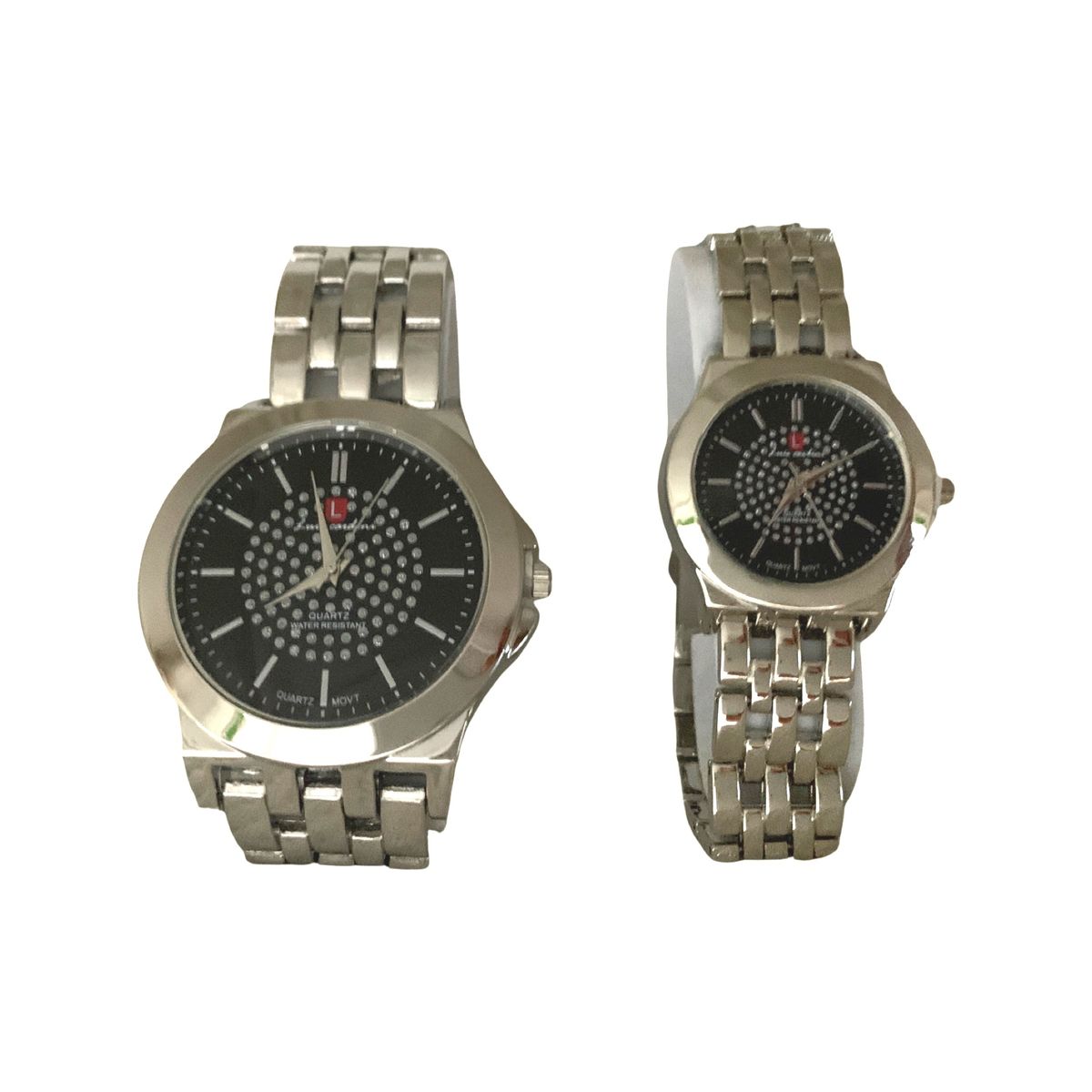 LUIS CARDINI - Set par de relojes Luis Cardini Mod 2276-PL-NE
