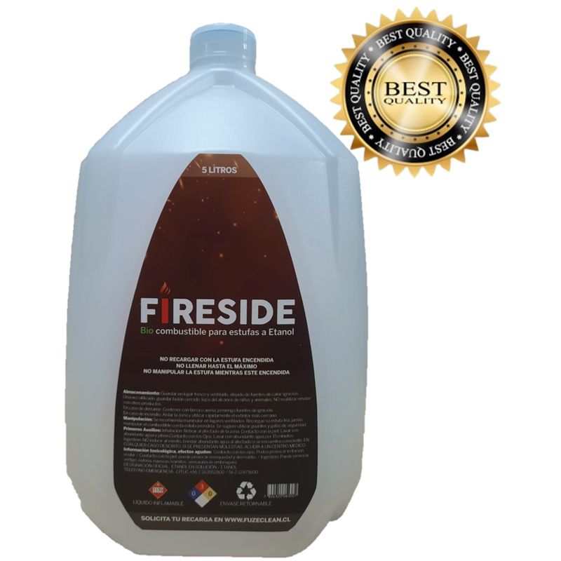 FUZE CLEAN - Bioetanol / Etanol  para estufas y calefactores