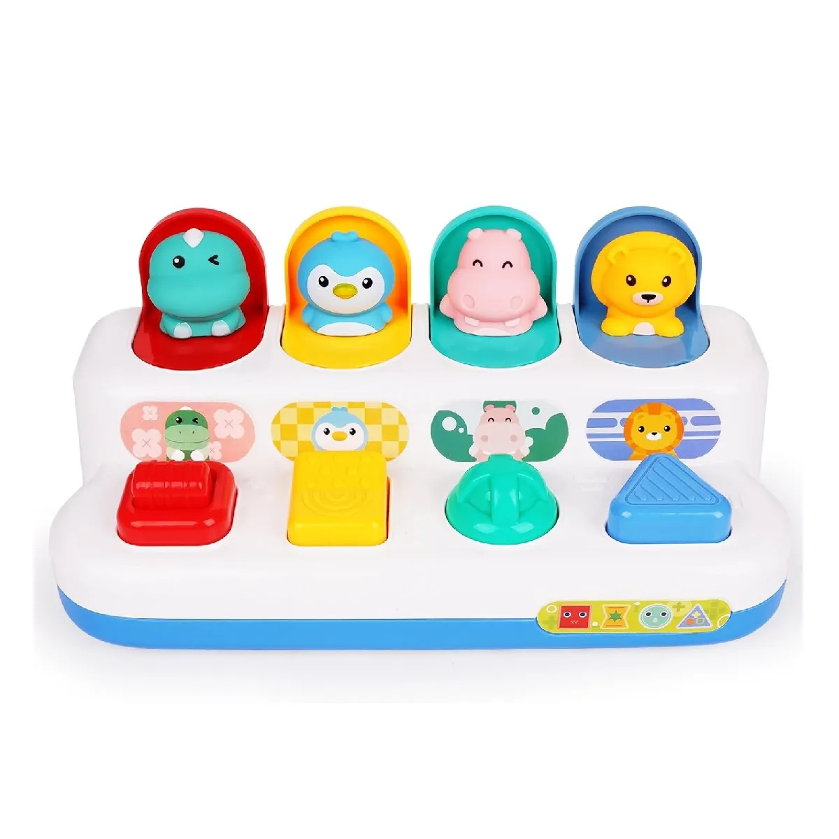 GENERICO - Juguete Didáctico Interactivo Animales Pop Up Montessori