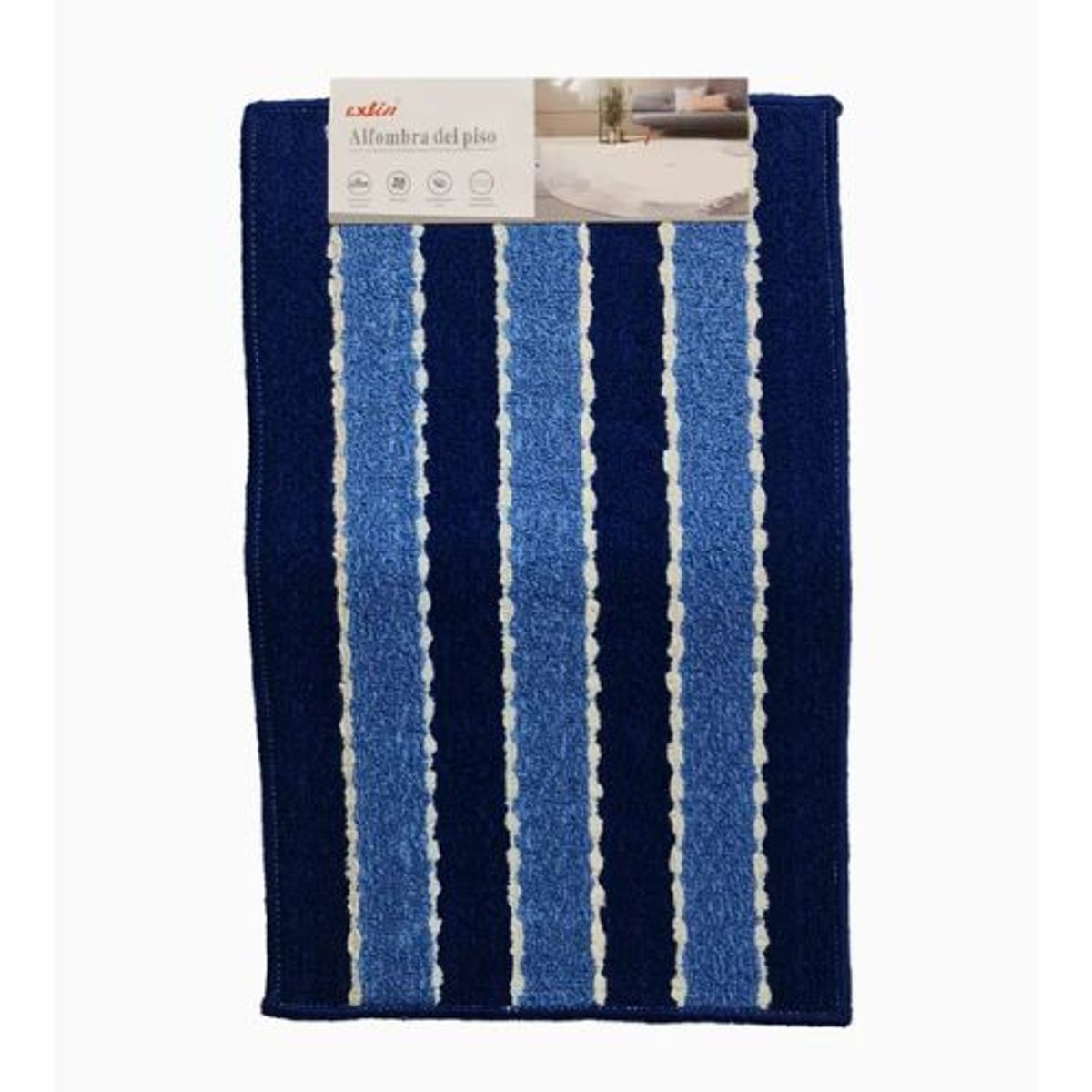 GENERICO - Alfombras de Pisos 37cmx 57cm Color Azul