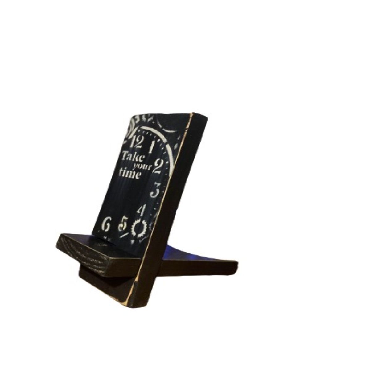 GENERICO - Soporte Celular de Madera en negro