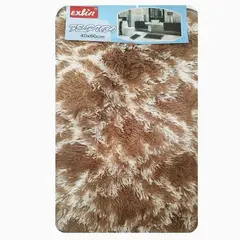 GENERICO - Alfombras Peludas 40x60cm Color Marron