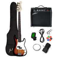 Bajo Eléctrico 4 Cuerdas + Amplificador 20W + Acces