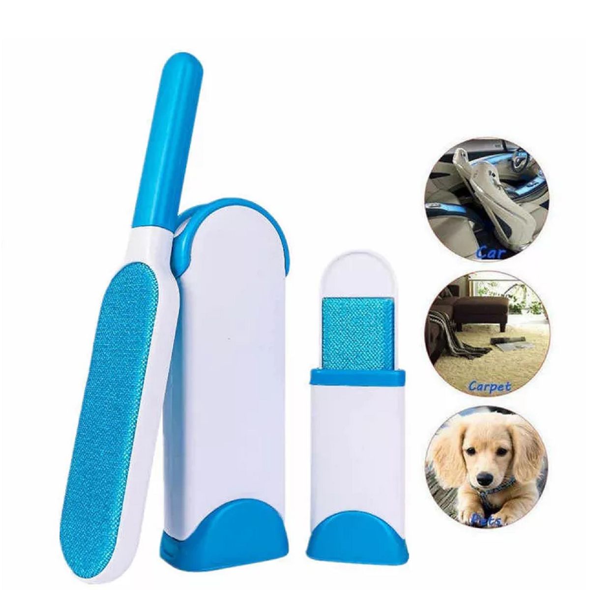 GENERICO - Cepillo Quita Pelos De Mascota Saca Pelusas