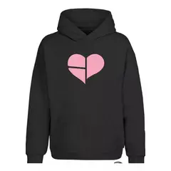 ROLY - Poleron Black Pink Corazón Kpop