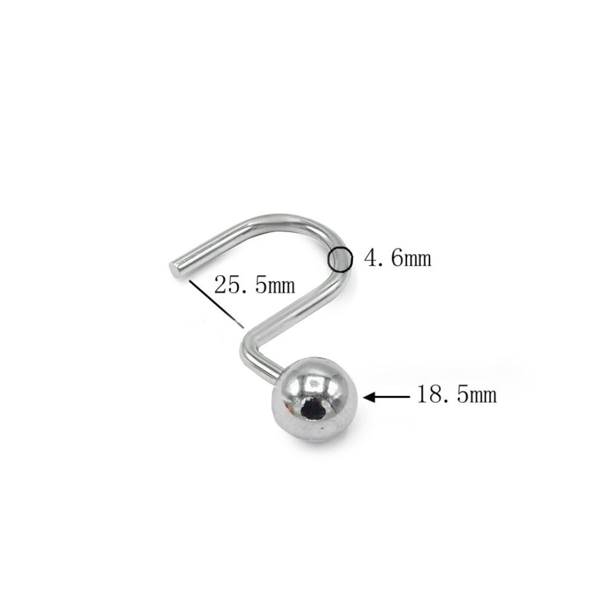 CAP DOR - Ganchos de Cortina Metalic Balls