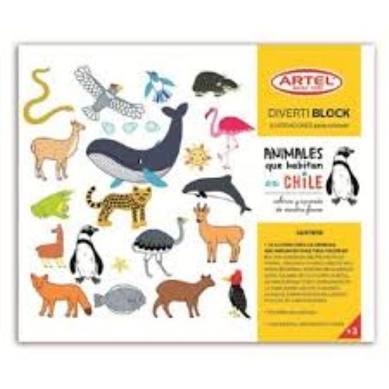 ARTEL - Diverti Block Animales que habitan en Chile