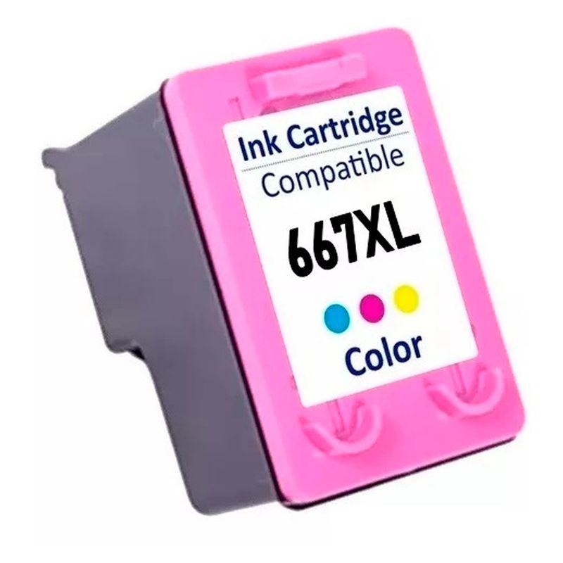 PACIFIC COLOR - Tinta Para Impresora 667 Color Capacidad 18ml