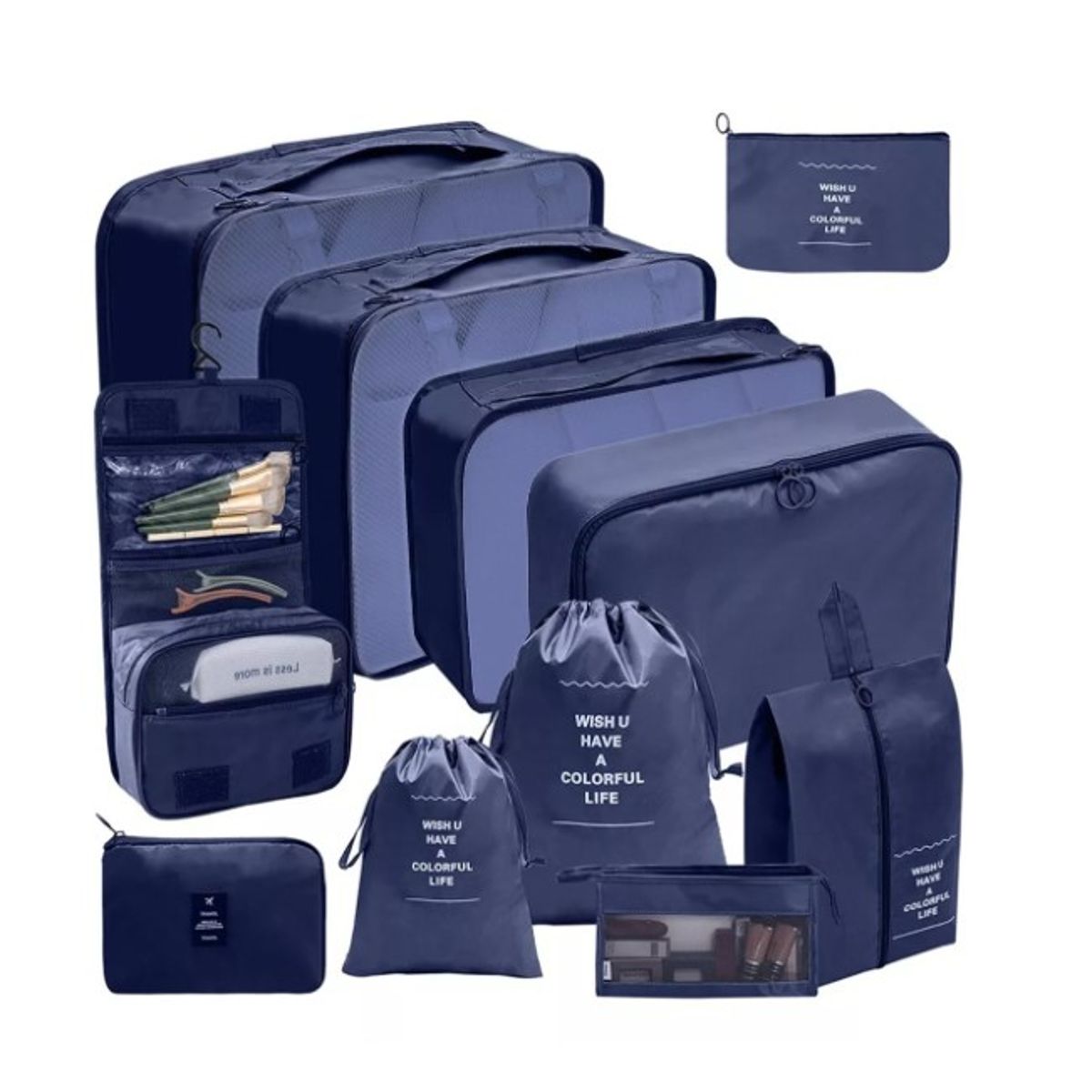 GENERICO - Set11 Organizadores De Equipaje De Viaje Bolsa Ropa Interior