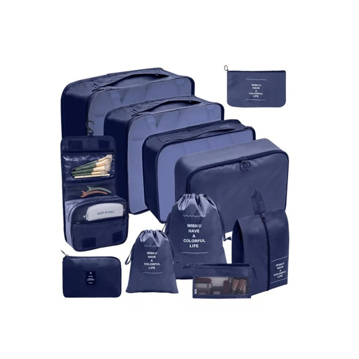 GENERICO - Set11 Organizadores De Equipaje De Viaje Bolsa Ropa Interior