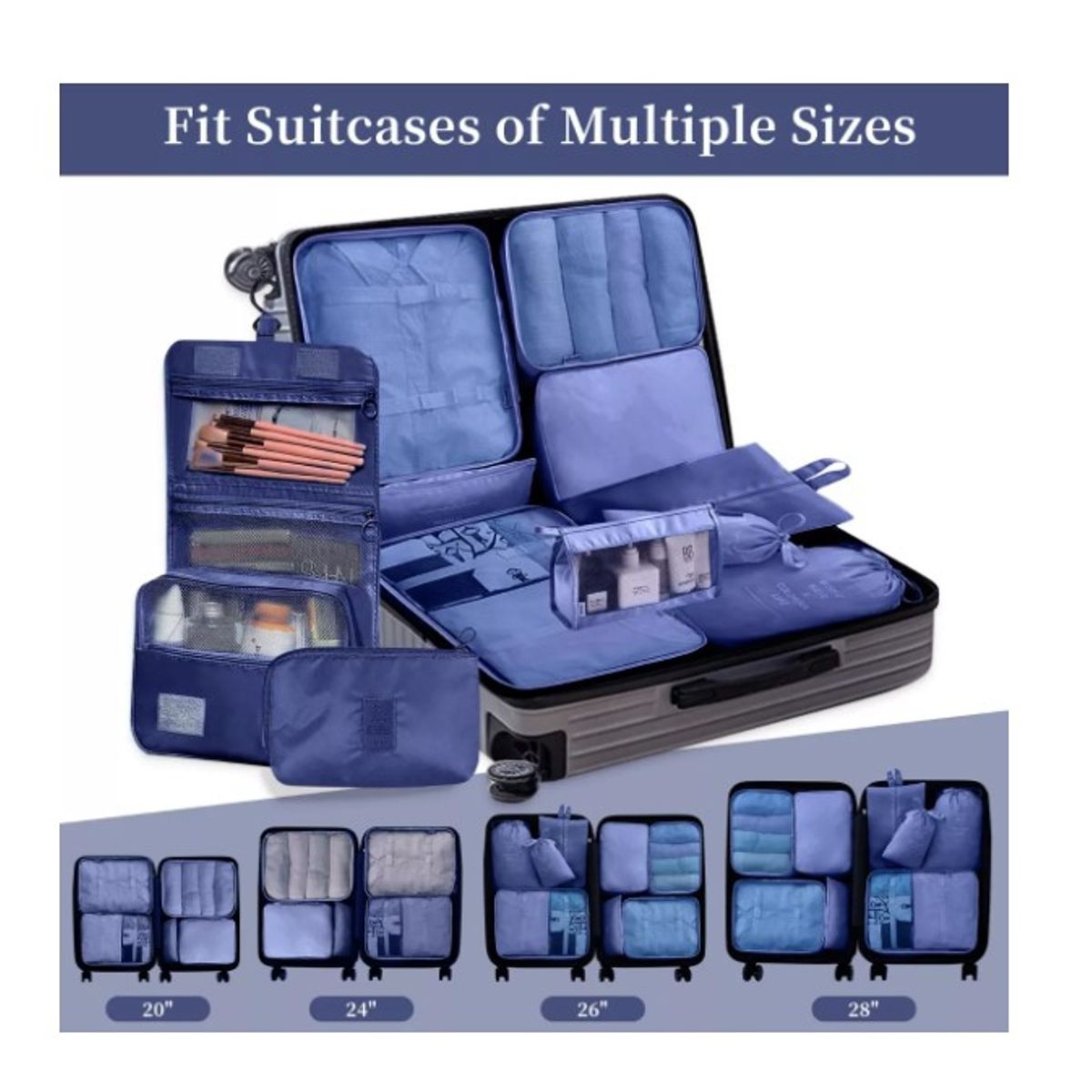 GENERICO - Set11 Organizadores De Equipaje De Viaje Bolsa Ropa Interior