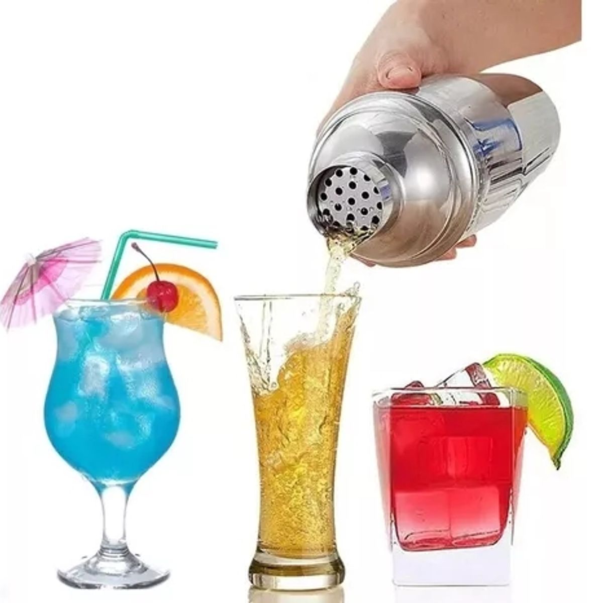 GENERICO - Kit De Accesorios De Bar Cóctel 12 Piezas 550ml