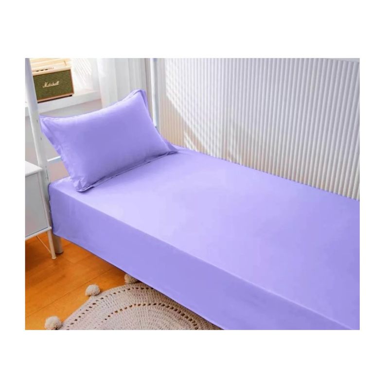 GENERICO - Sabanas De 1 Plaza 144 Hilos Varios Color Lila