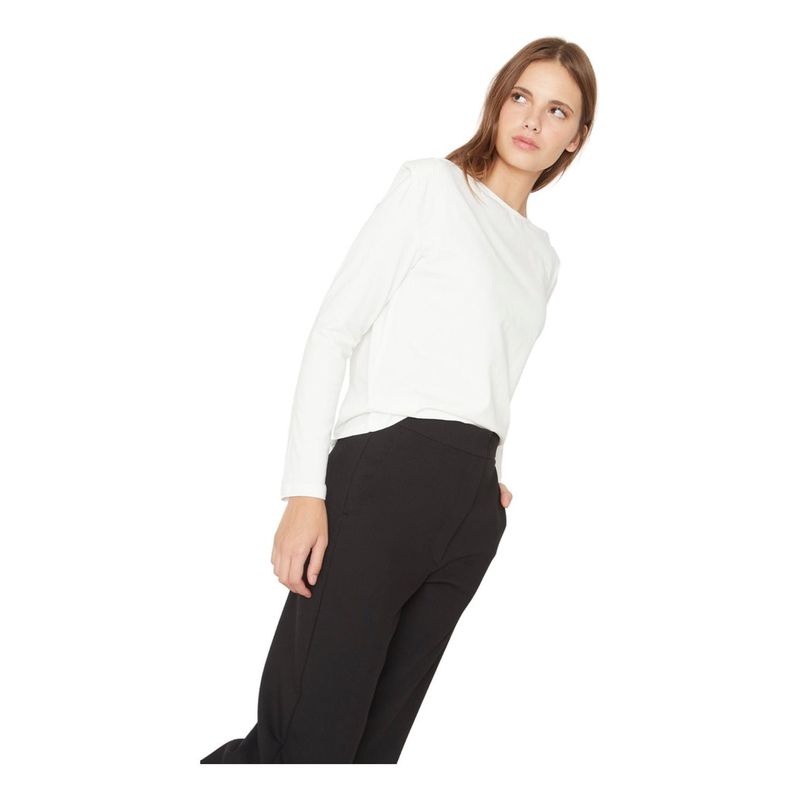 JACINTA TIENDA - Polera Victoria II blanca Jacinta Tienda