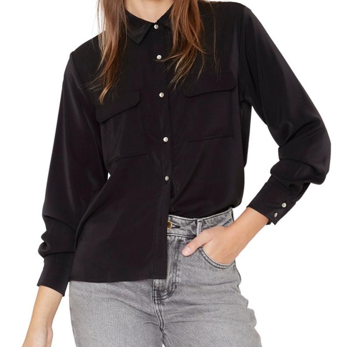 JACINTA TIENDA - Camisa Siena negra Jacinta Tienda