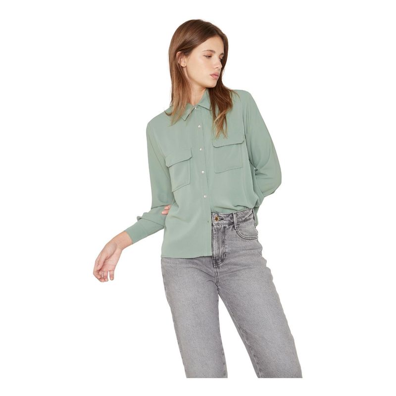 JACINTA TIENDA - Camisa Siena verde Jacinta Tienda